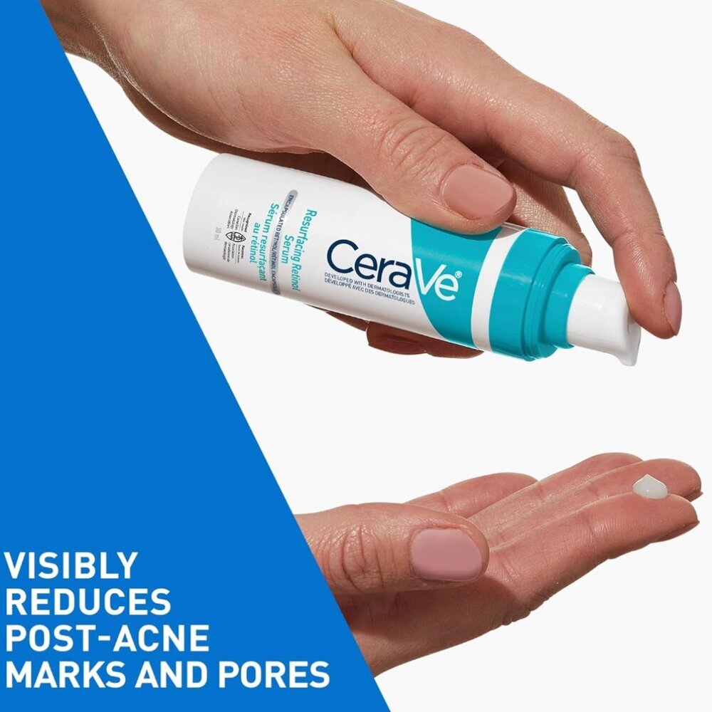 CeraVe Resurfacing Retinol Serum For Face with Niacinamide NEW IN BOX - Picture 5 of 8